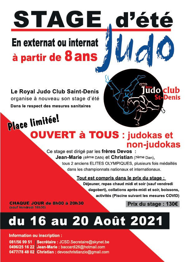 Stage judo Saint-Denis